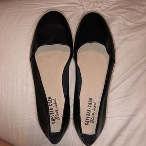 Black slip on shoes